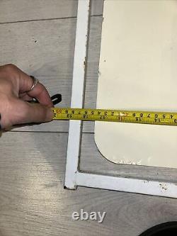 70's/80's Vintage Retro Ice Cream Shop Advertising Sign Not Enamel Metal Rare