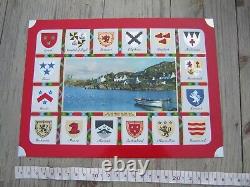 8 x Rare Vintage Original Tin Advertising Sample Plates Cadburys Burtons Bensons