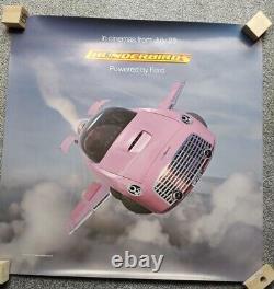 8x Rare Vintage Ford Showroom Thunderbirds Posters