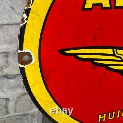 AEROSHELL Enamel Sign 15.7x11.8 (40x30cm) Unique Vintage Motor Oil Rare Signage