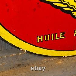 AEROSHELL Enamel Sign 15.7x11.8 (40x30cm) Unique Vintage Motor Oil Rare Signage