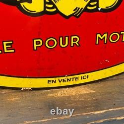 AEROSHELL Enamel Sign 15.7x11.8 (40x30cm) Unique Vintage Motor Oil Rare Signage
