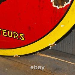 AEROSHELL Enamel Sign 15.7x11.8 (40x30cm) Unique Vintage Motor Oil Rare Signage