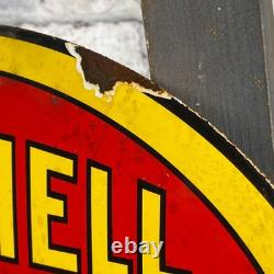 AEROSHELL Enamel Sign 15.7x11.8 (40x30cm) Unique Vintage Motor Oil Rare Signage