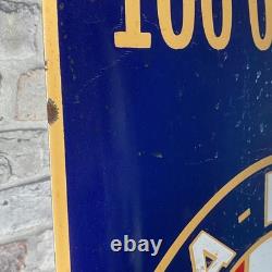 ALFA ROMEO Enamel Sign 23.6x15.7 (60x40cm) Nice Rare Vintage Street Garage Sign