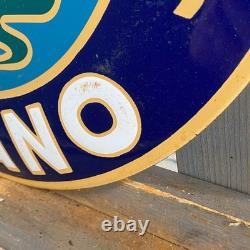 ALFA ROMEO Enamel Sign 23.6x15.7 (60x40cm) Nice Rare Vintage Street Garage Sign