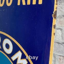 ALFA ROMEO Enamel Sign 23.6x15.7 (60x40cm) Nice Rare Vintage Street Garage Sign