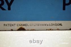 Alembic's Vegetable Tonic Syrup Vintage Enamel Sign Patent Enamel Co London Rare
