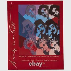 Andy Warhol Rare Vintage 1982 Original Marx Brothers Exhibition Poster