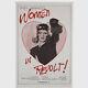 Andy Warhol Rare Vintage c. 1971 Original WOMEN IN REVOLT! Poster