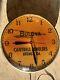 Antique Advertising Clock Bulova Rare Vintage Collectible
