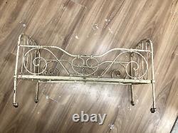 Antique Bed Doll Baby Folding Art Deco France Rare Vintage Advertising Toy