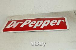 Antique Dr Pepper Tin Litho Sign G-18 Rare 30x12 Vintage Soda Pop Original Old