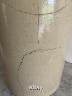 Antique Vintage Large Stoneware Flagon Advertising NORTHAMPTON BREWERY Co RARE