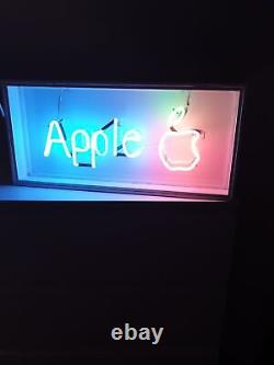 Apple Macintosh Neon tubes Light sign vintage working rare 27,6