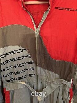 Awesome RARE Vintage Porsche Cup race suit XL