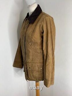 Barbour Vintage Advert Beadnell Jacket Size 10 VGC worn look semi fitted rare