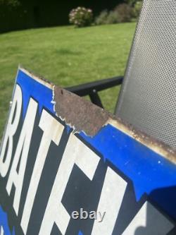 Batey's Ginger Beer Chromo Wolverhampton Original Enamel Sign VERY RARE