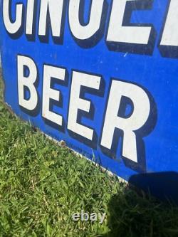 Batey's Ginger Beer Chromo Wolverhampton Original Enamel Sign VERY RARE