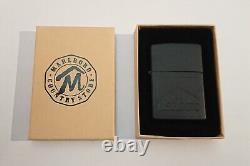 Black Marlboro M Logo Vintage Zippo Advertising Lighter, c. 1999, Unstruck, Rare