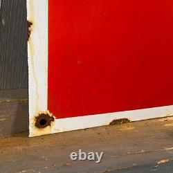 CASTROL Enamel Sign 23.6x11.8 (60x30cm) Rare Vintage Motor Oil Workshop Signage