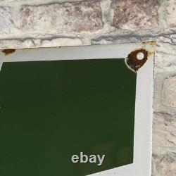 CASTROL Enamel Sign 23.6x11.8 (60x30cm) Rare Vintage Motor Oil Workshop Signage