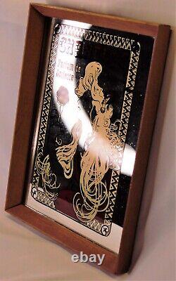 CHANEL No 5 French Perfume Advertising Mirror framed Rare Vintage Art Nouveau