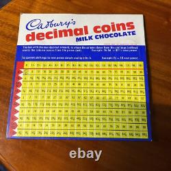 Cadburys Decimal Coins 1972 Chocolate Original Contents Unopened! RARE Vintage