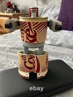 Cherry Coke Cola Transformers Transforming Can Action Figure Vintage Rare