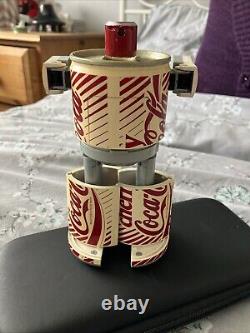 Cherry Coke Cola Transformers Transforming Can Action Figure Vintage Rare