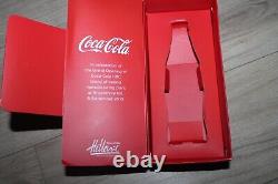Coca Cola / Coke Limited Edition FACTORY OPENING Bottle Rare Vintage Unique