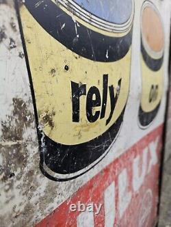 Dulux Paint British Vintage Metal Advertising Sign Rare (Decorative Salvage)