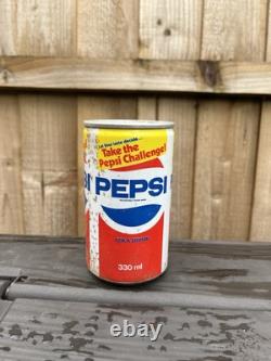 Empty unopened Pepsi can use by 1985 Rare, 40 years old, Vintage collectable