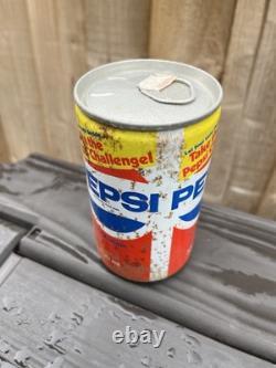 Empty unopened Pepsi can use by 1985 Rare, 40 years old, Vintage collectable