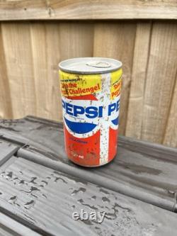 Empty unopened Pepsi can use by 1985 Rare, 40 years old, Vintage collectable