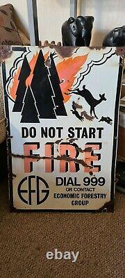 Enamel Vintage original. Do not start fire. Very rare