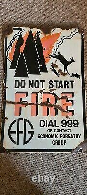 Enamel Vintage original. Do not start fire. Very rare