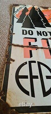 Enamel Vintage original. Do not start fire. Very rare