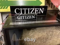 Excellent Vintage Shop Display Sign, rare To Find Like This, citizen Watches