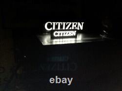 Excellent Vintage Shop Display Sign, rare To Find Like This, citizen Watches