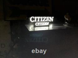 Excellent Vintage Shop Display Sign, rare To Find Like This, citizen Watches