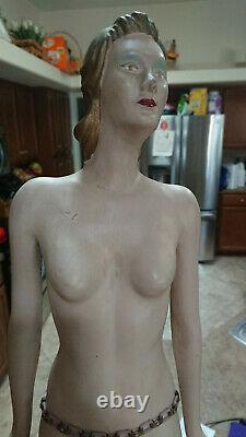 Extremely Rare Vintage Mercury Mannequin Miniquin Doll Counter Store Display