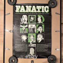 FANATIC Magazine Advert Counter Culture 1978? RARE VINTAGE POSTER