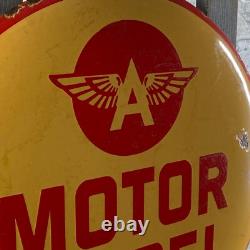 FLYING A Enamel Sign ø 16.1 (41cm) Nice Retro Collector Rare Vintage Decoration