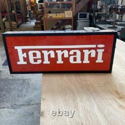 Ferrari Vintage Lightbox Rare Collectors Display Sign