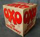 GREAT VERY RARE VINTAGE OXO POINT of SALE ADVERTISING CUBE