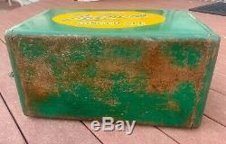 Green Vernor's Ginger Ale Vintage Antique Cooler Handle HTF Rare