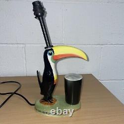 Guinness Vintage Toucan Carlton Ware Lamp Working Rare Advertising Good For You
