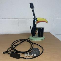 Guinness Vintage Toucan Carlton Ware Lamp Working Rare Advertising Good For You