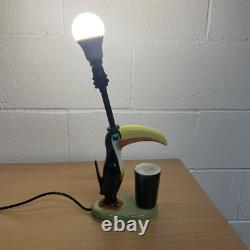 Guinness Vintage Toucan Carlton Ware Lamp Working Rare Advertising Good For You